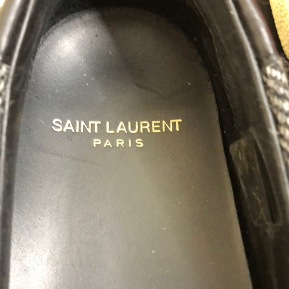 AUTHENTIC SAINT LAURENT  WOOL SNEAKERS, WMNS SZ 9 - Picture 9 of 11